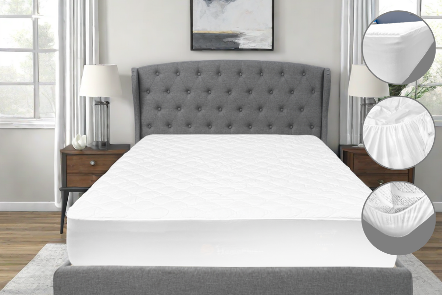 Maple Mattress Protector Waterproof Cotton Detail1