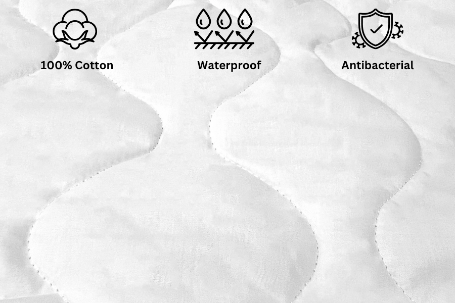 Maple Mattress Protector Waterproof Cotton Detail2