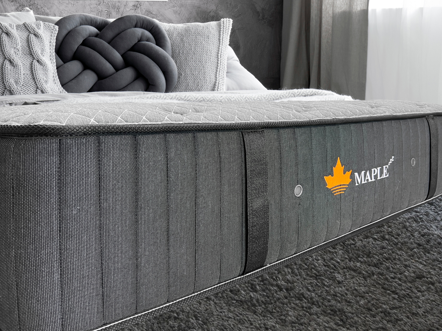 Maple NaturePro Mattress: Tight Top Mattress Handle
