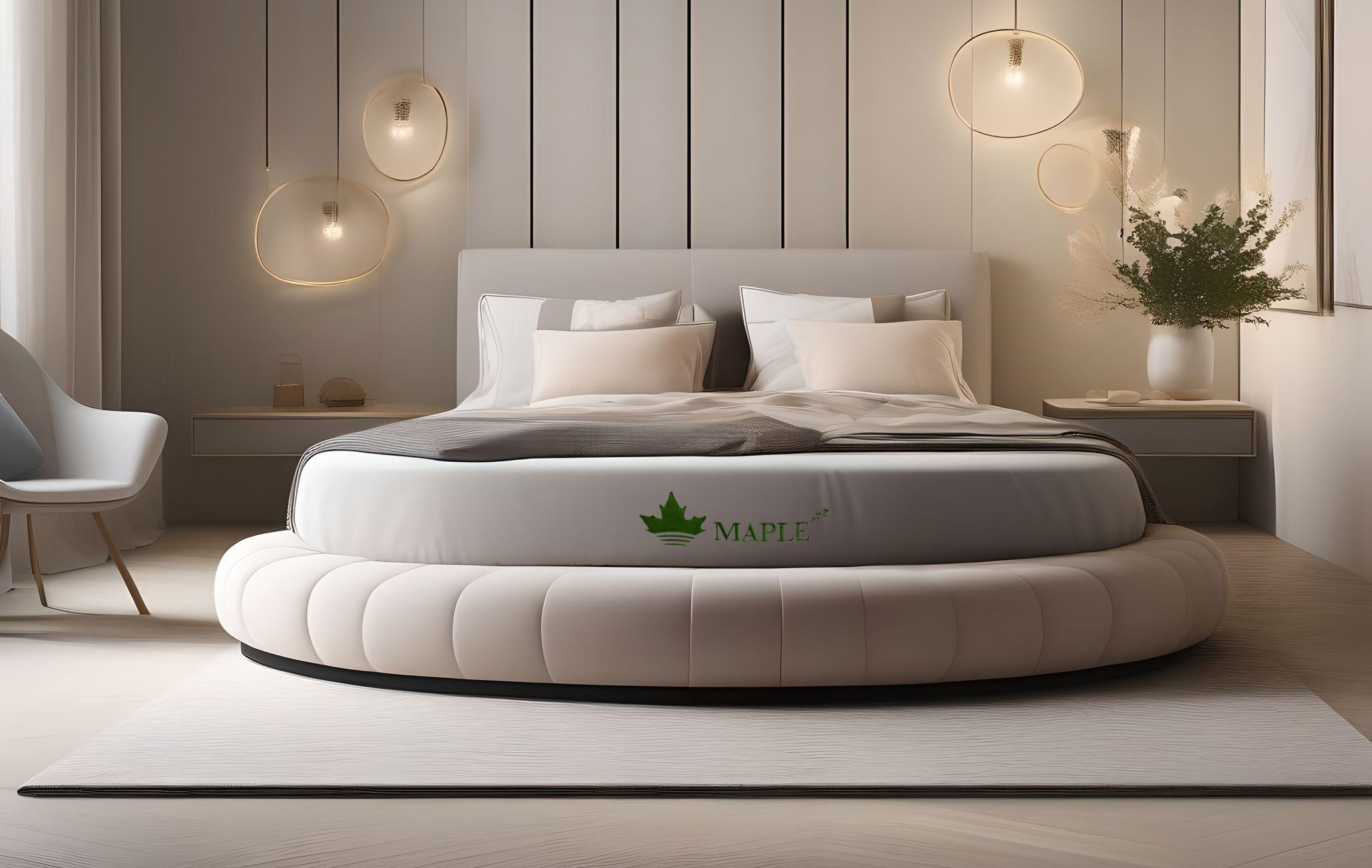 Tailored Round Maple Mattress 002