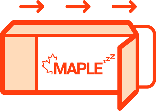 Unbox Maple Mattress step 1: open box